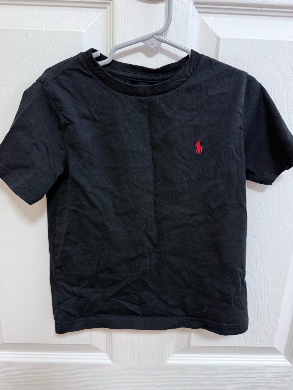 Polo by Ralph Lauren Kids Black Short-Sleeve Tee, Size 5